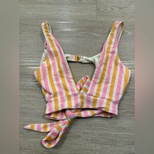 Tularosa Striped Bikini Top